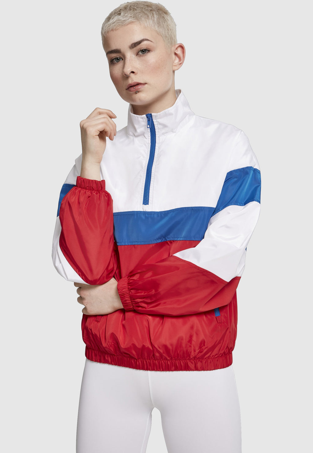 Urban Classics LADIES TONE STAND UP COLLAR JACKET
