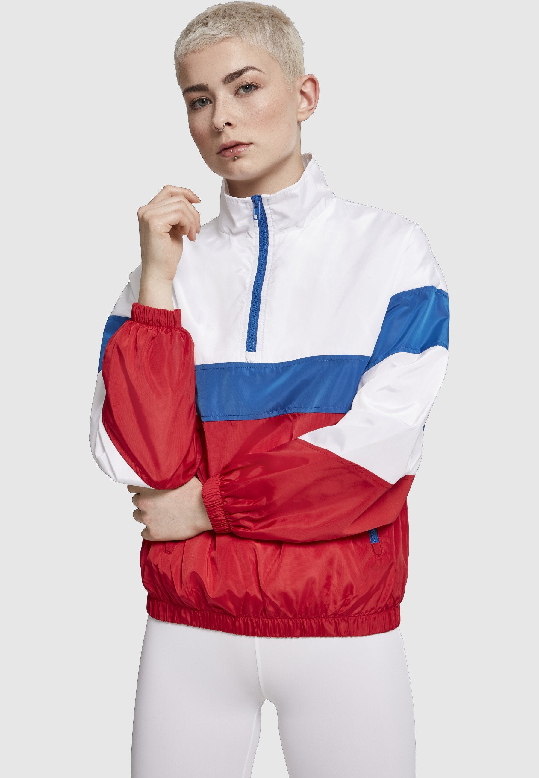 Urban Classics LADIES TONE STAND UP COLLAR JACKET