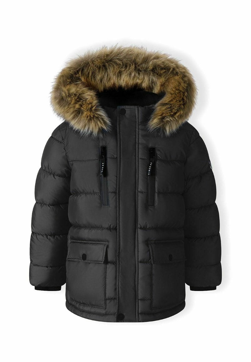 WARM PADDED FAUX FUR HOODED Media 1