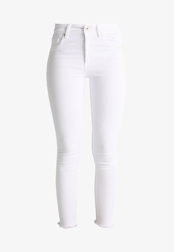 ONLY ONLBLUSH RAW - Jeans Skinny Fit - white