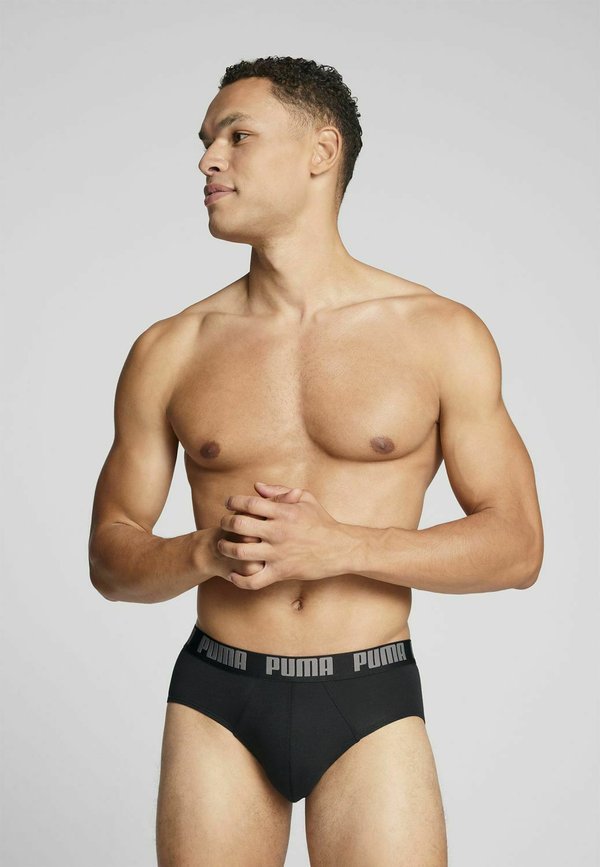 Puma 4ER PACK - Briefs - dark grey melange
