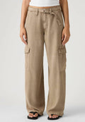 Levi's® BAGGY DAD CARGO - Cargo trousers - drapey kelp gd