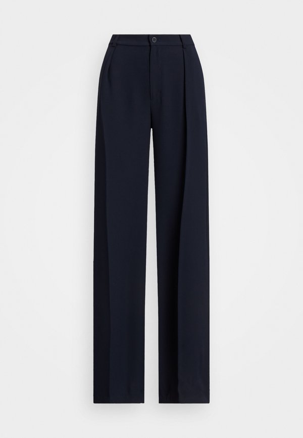 Lauren Ralph Lauren Double Faced Georgette Wide Leg Trouser