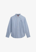 Superdry & Co OXFORD LONG SLEEVE - Button-down blouse - broker blue stripe