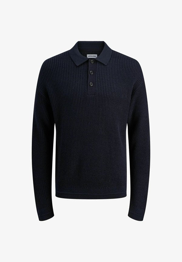 Jack & Jones Knitted Plain Knitted - Long sleeved top - sky captain