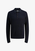 Jack & Jones Knitted Plain Knitted - Long sleeved top - sky captain