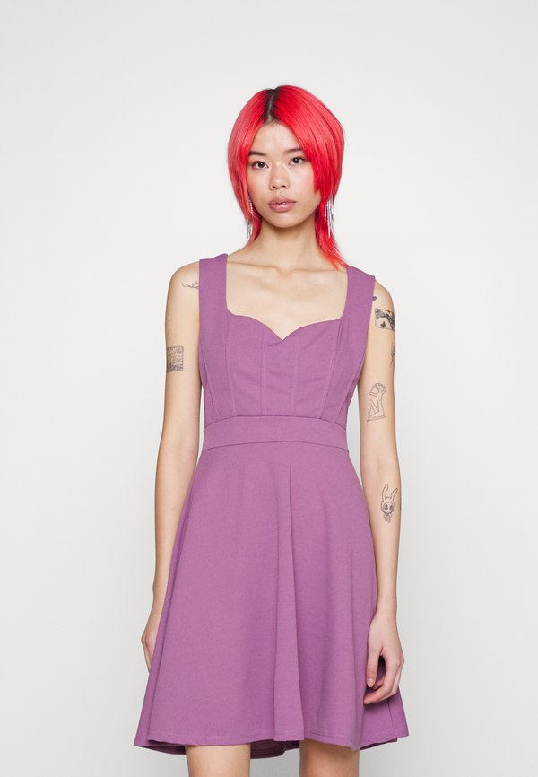 WAL G. MISSY HEART SKATER DRESS