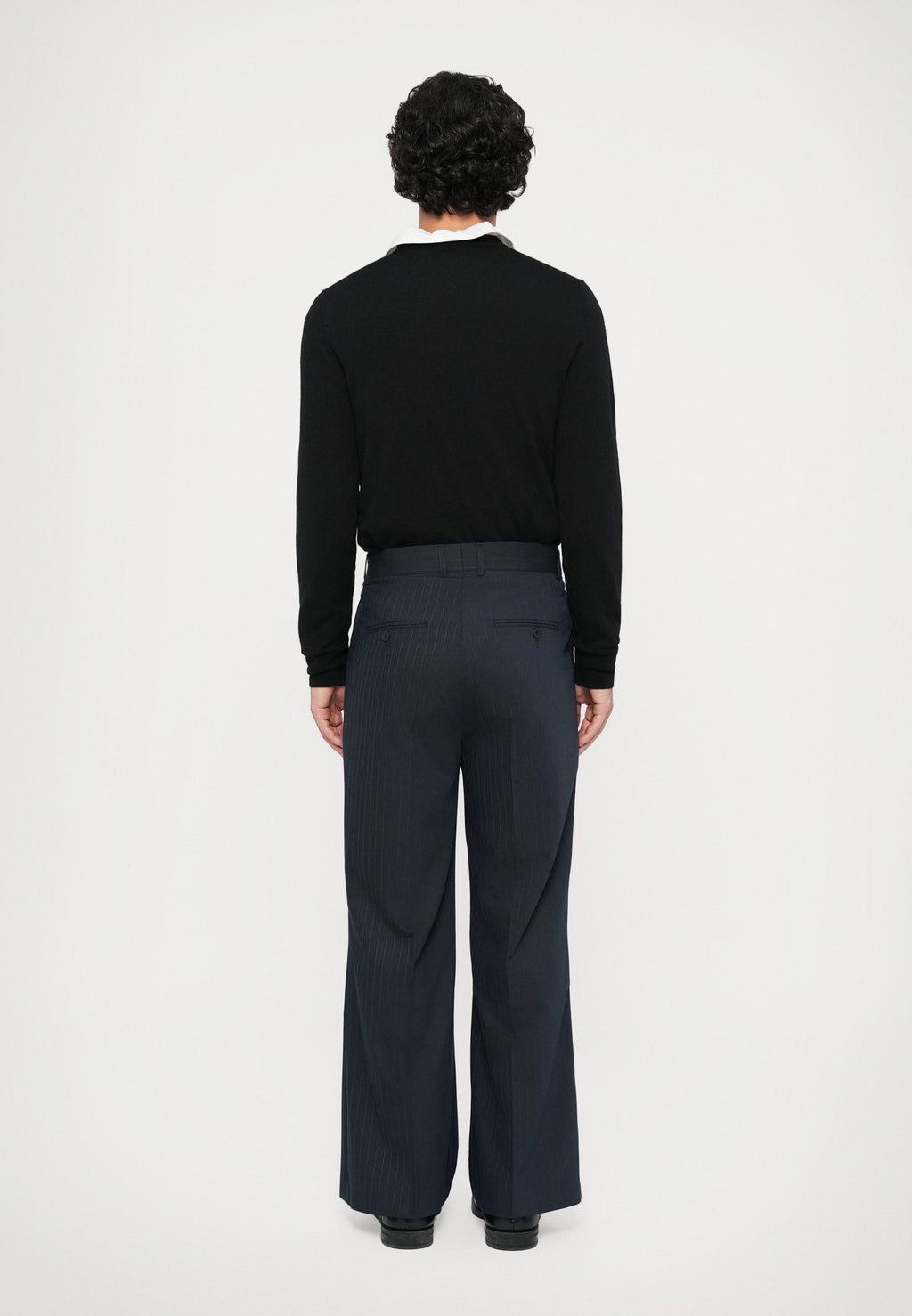 Essential Collective RELAXED FIT PINSTRIPE TROUSER