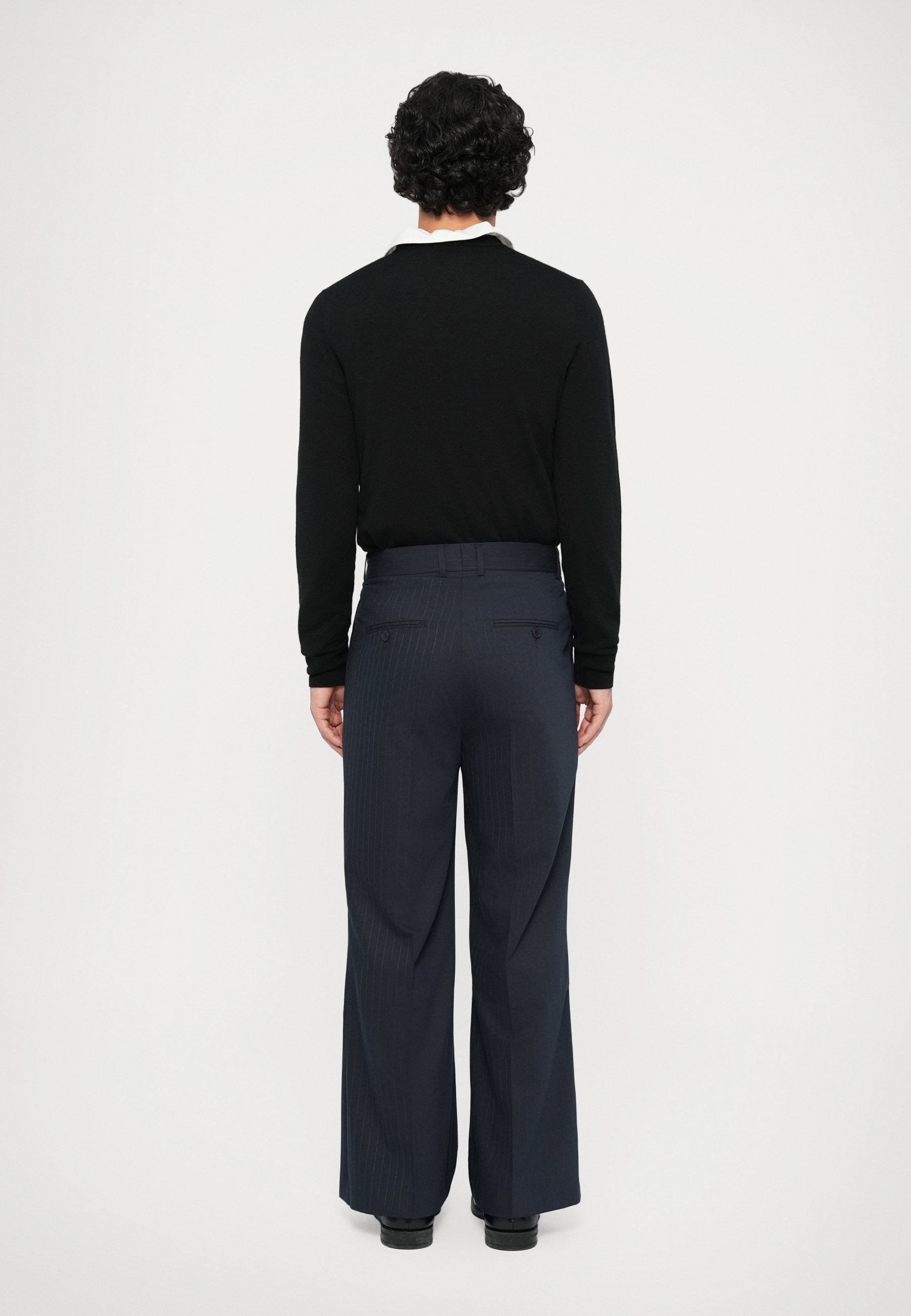Essential Collective RELAXED FIT PINSTRIPE TROUSER