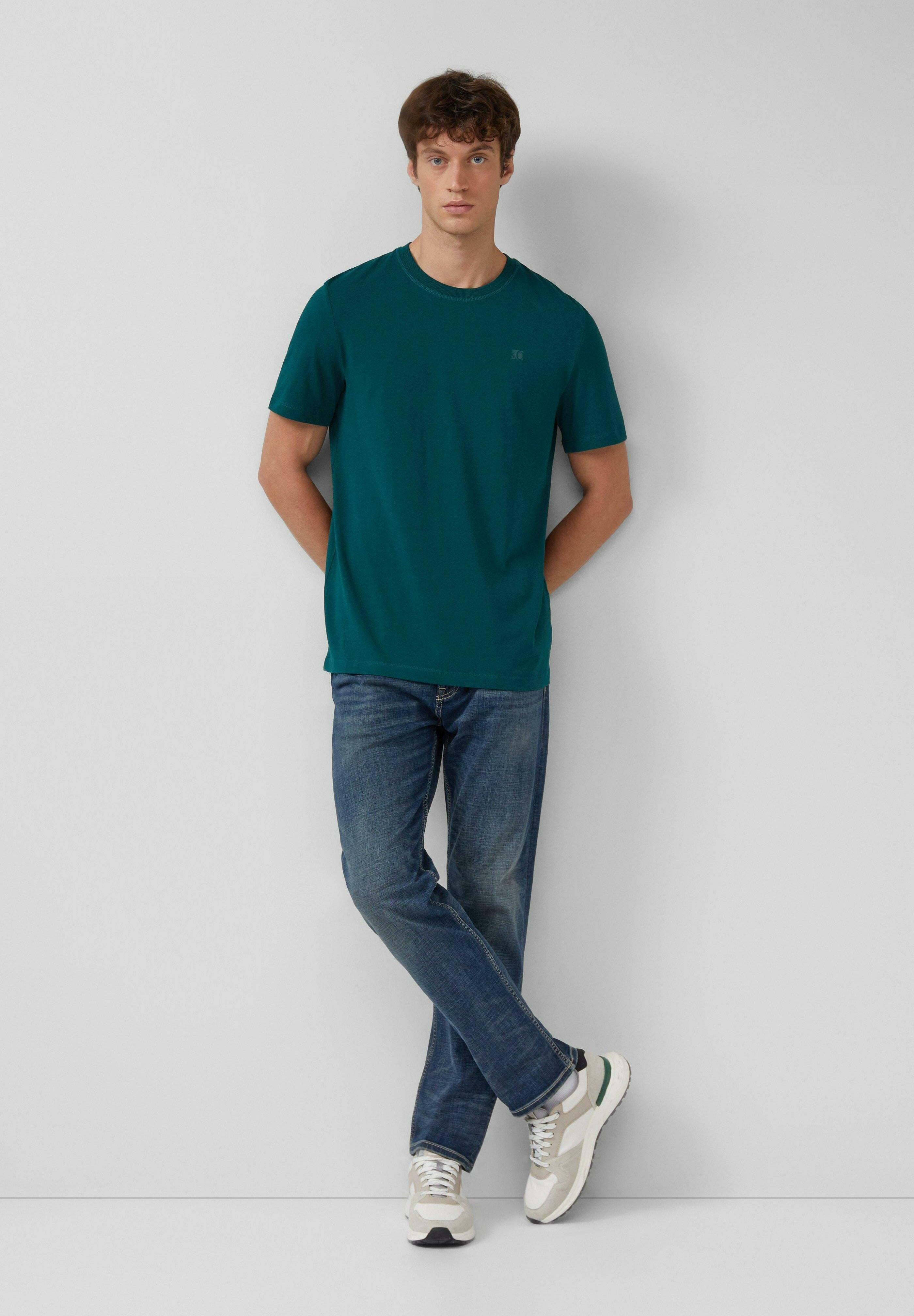 s.Oliver HEAVY MIT CREW NECK UND LOGO-PRINT