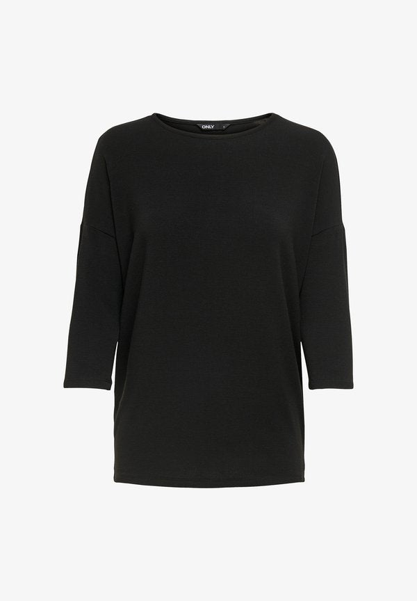 ONLY ONLGLAMOUR 3/4 TOP JRS NOOS - Long sleeved top - black