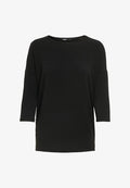 ONLY ONLGLAMOUR 3/4 TOP JRS NOOS - Long sleeved top - black