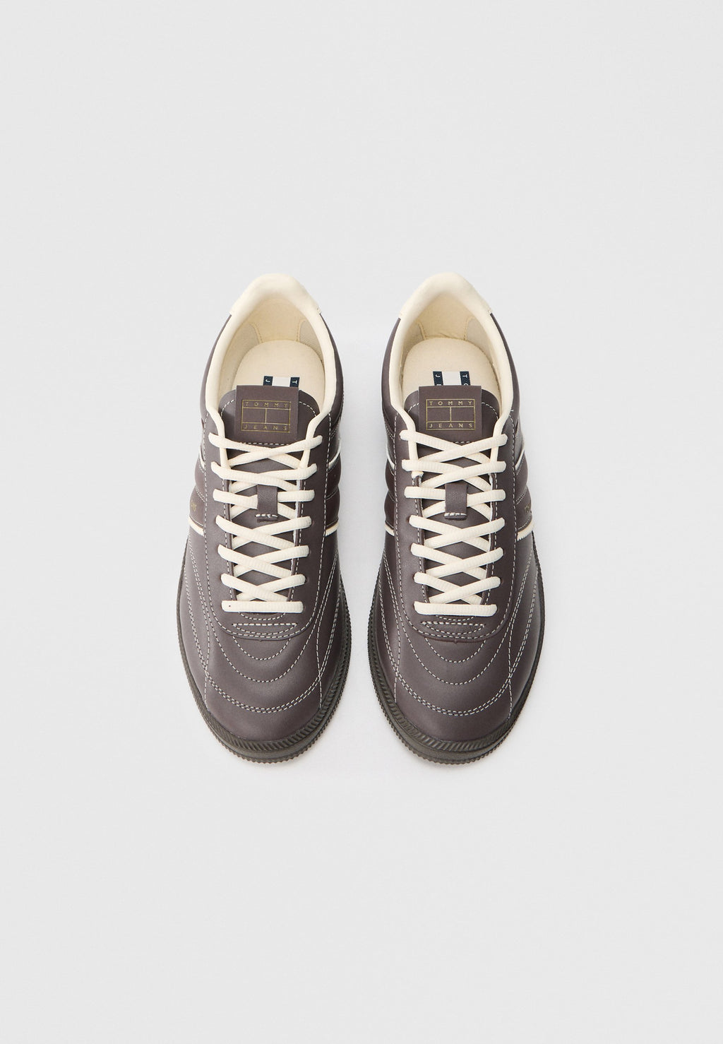 Tommy Jeans THE GREENWICH TOPSTITCH LEATHER TRAINERS