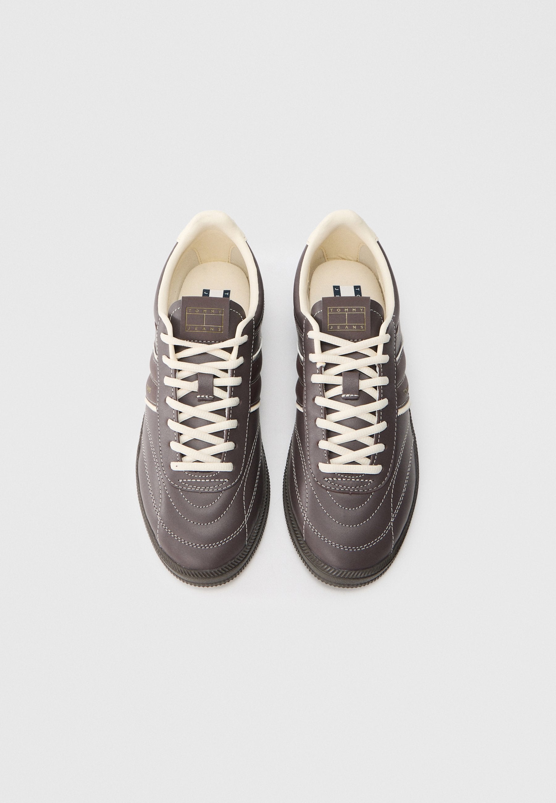 Tommy Jeans THE GREENWICH TOPSTITCH LEATHER TRAINERS
