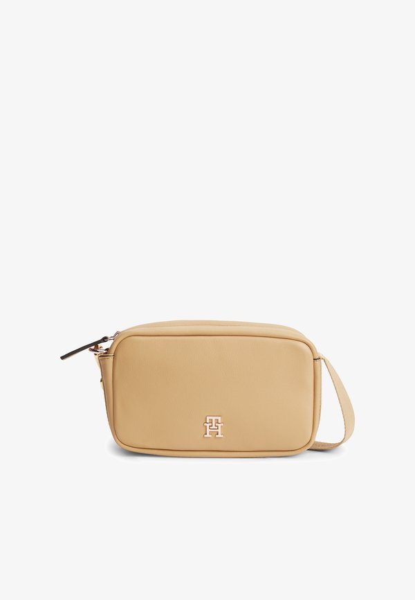 Tommy Hilfiger LOGOTAPE CAMERA - Cross body bag - classic khaki