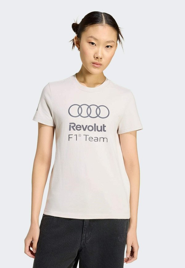 adidas Performance AUDI FORMULA ONE TEAM DNA GRAPHIC - Print T-shirt - chalk pearl