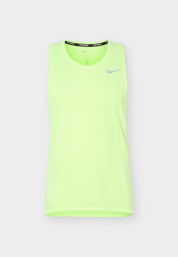 Nike Performance BREATHE MILER TANK - Top - volt ice