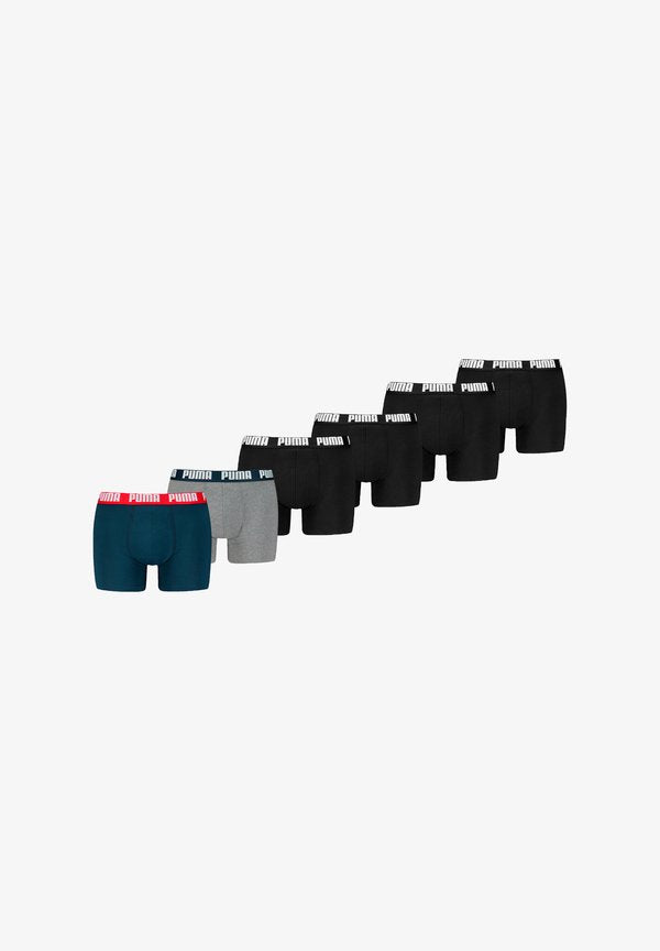 Puma 6ER PACK - Boxer briefs - black   grey   navy
