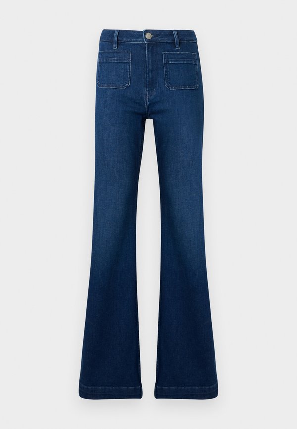 ONLY Flared fit ONLMADISON High waist - Flared Jeans - dark blue denim