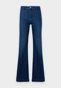 ONLY Flared fit ONLMADISON High waist - Flared Jeans - dark blue denim