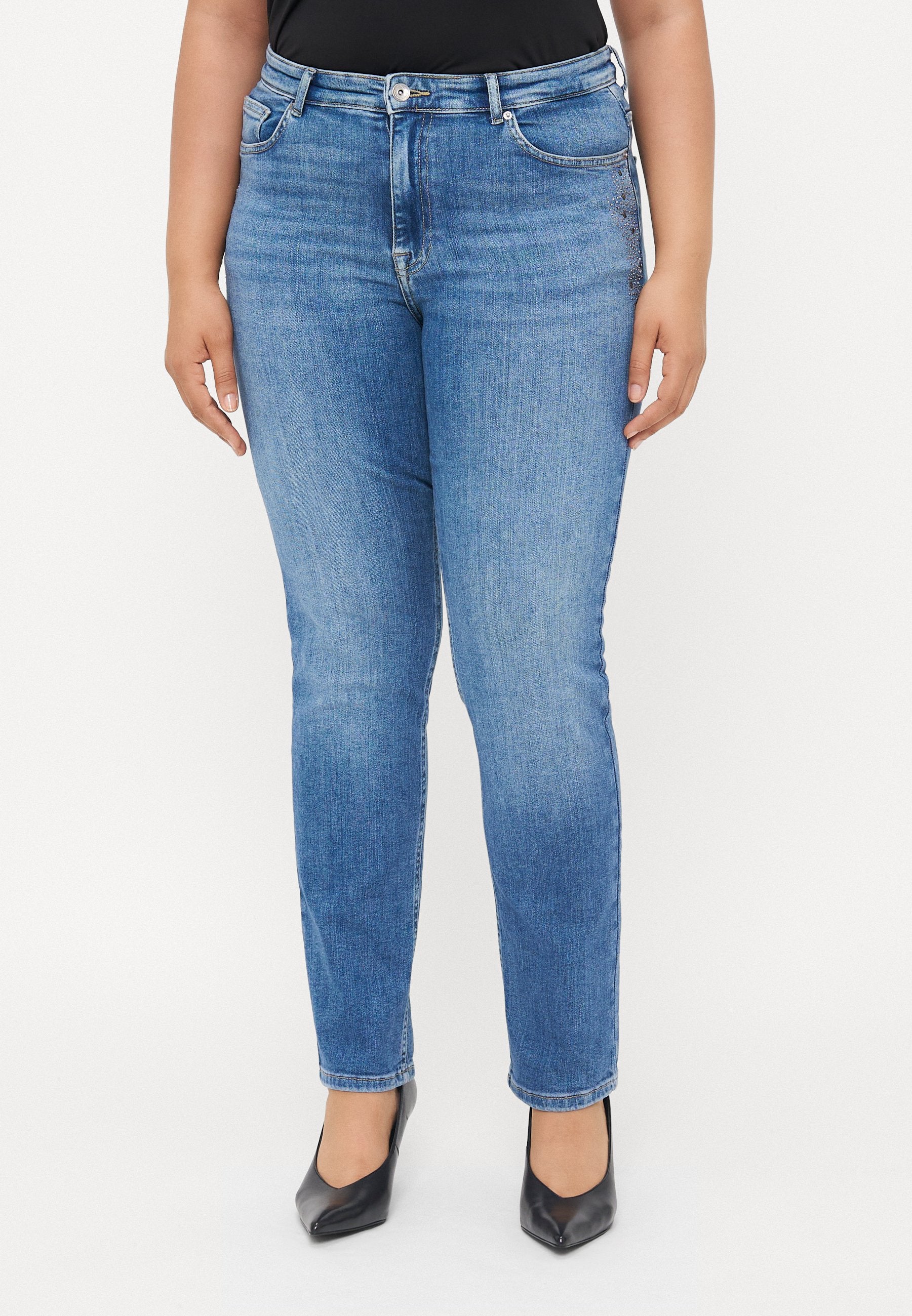 Slim fit CARSUI Mid waist Media 3