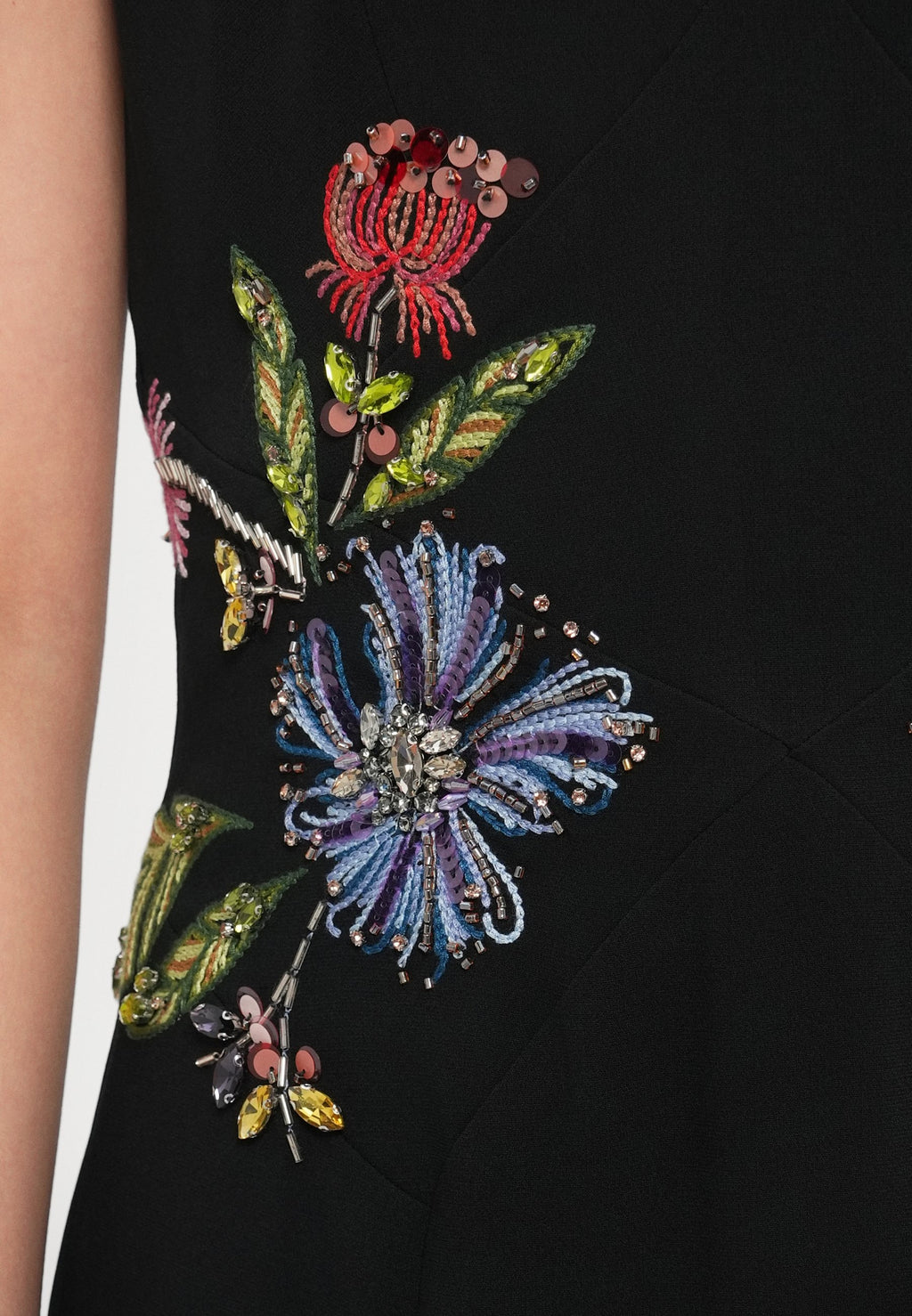 Cinq à Sept FLORAL MIXED MEDIA ANDRE DRESS