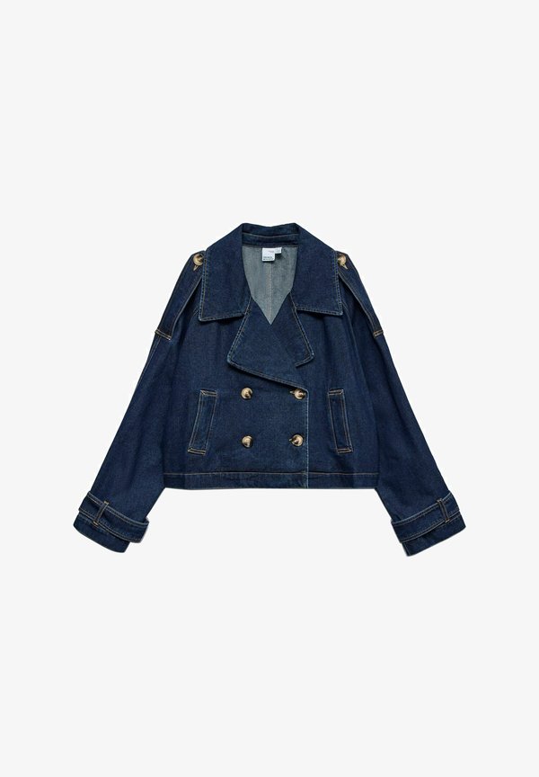 Vero Moda VMLELOU - Denim jacket - dark blue denim