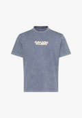 Calvin Klein Jeans WASHED SPINE GRAPHIC TEE - Print T-shirt - blue-grey