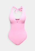 Tommy Hilfiger ORIGINAL LOGO HALTER - Swimsuit - rose petal