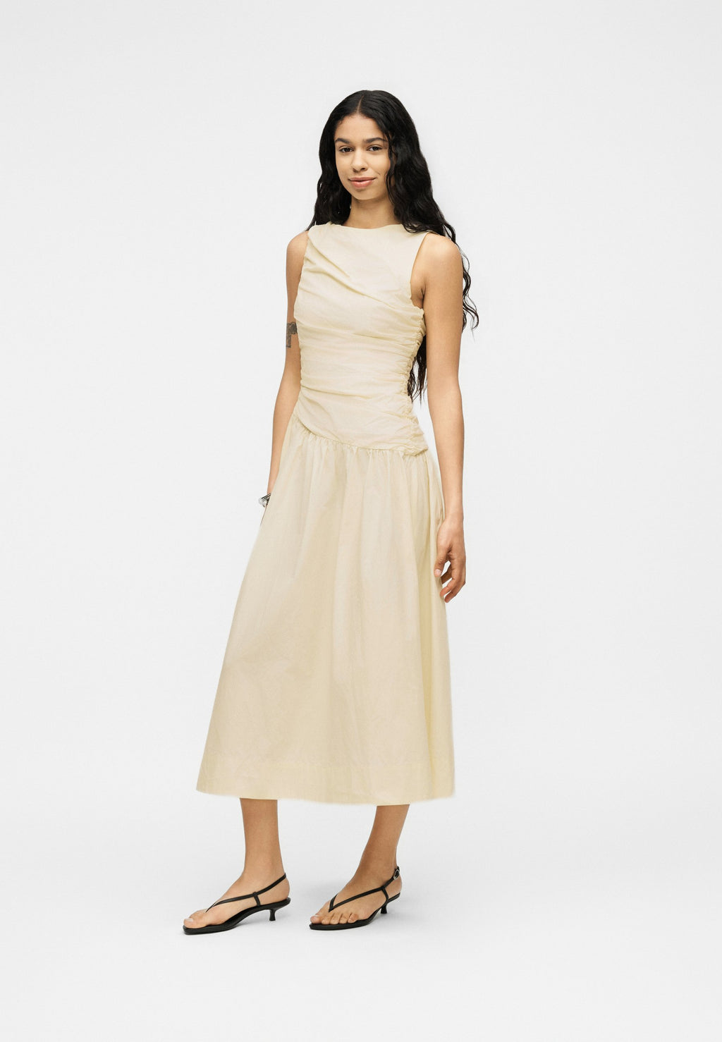 Topshop RUCHED DRESS