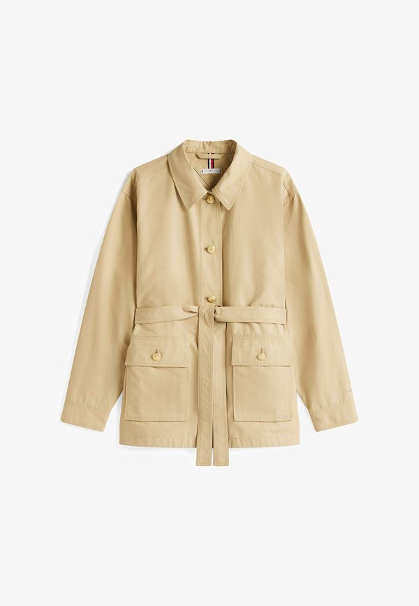 Tommy Hilfiger BELTED FIELD - Outdoor jacket - country ivory