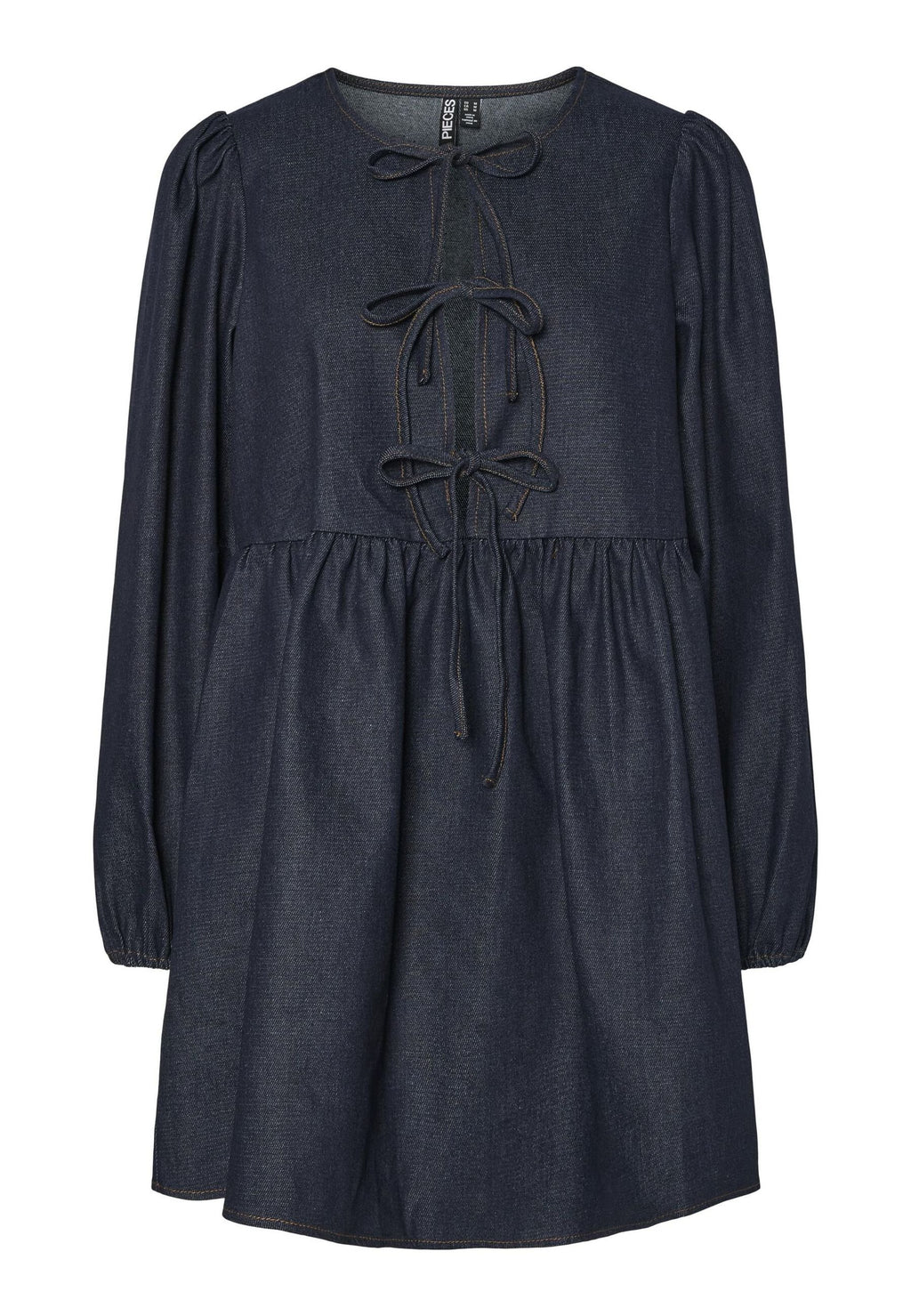 Pieces PCASTA O NECK TIE DRESS