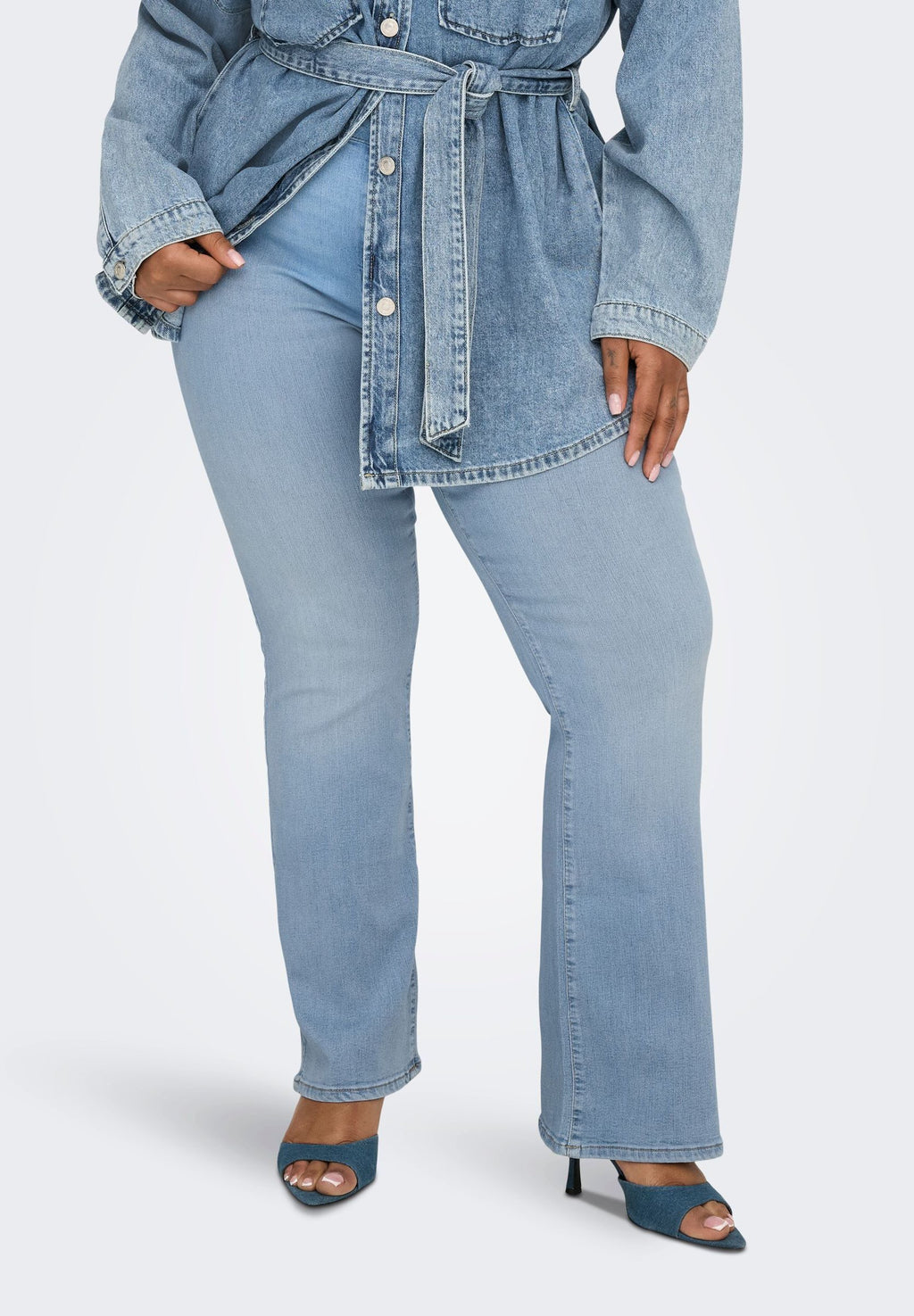 Flared fit CARTHUNDER Mid waist Skinny Media 3