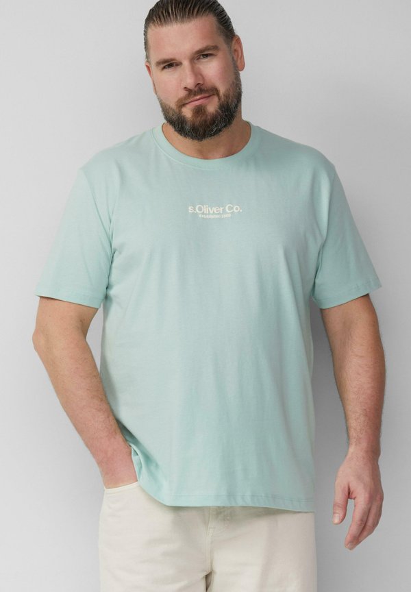 s.Oliver Basic T-shirt - helles türkis