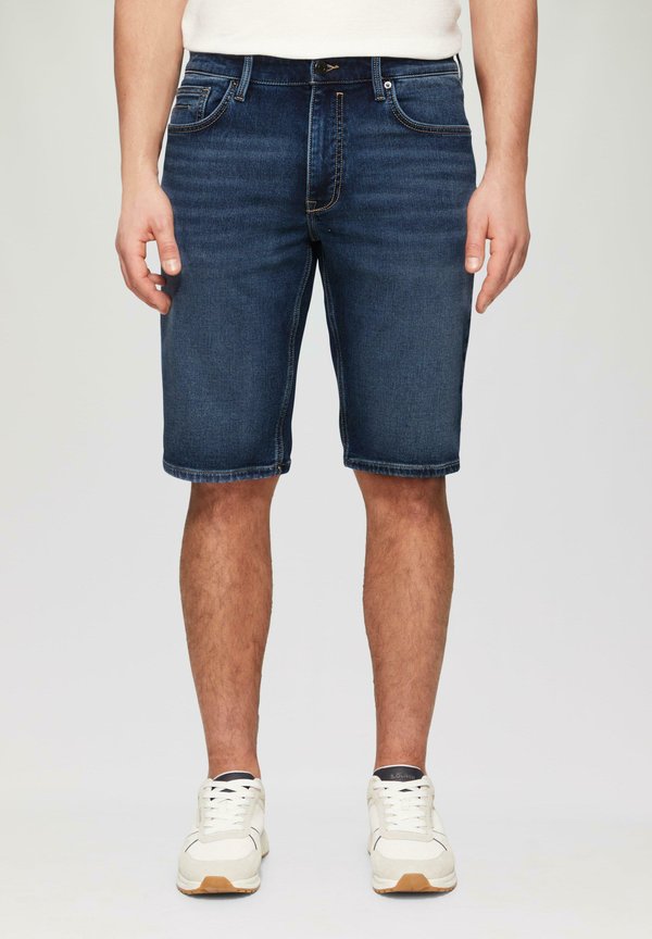 s.Oliver JEANS-SHORTS - Denim shorts - blau