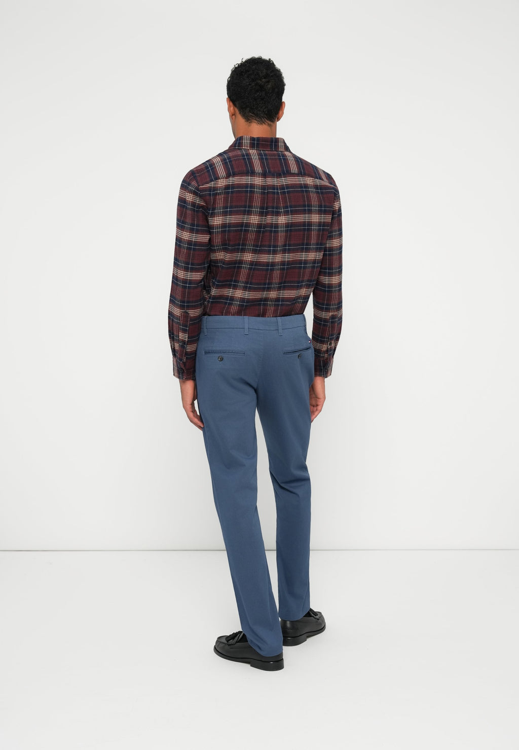 DENTON TEXTURED PRINT STRAIGHT LEG TROUSERS Media 4