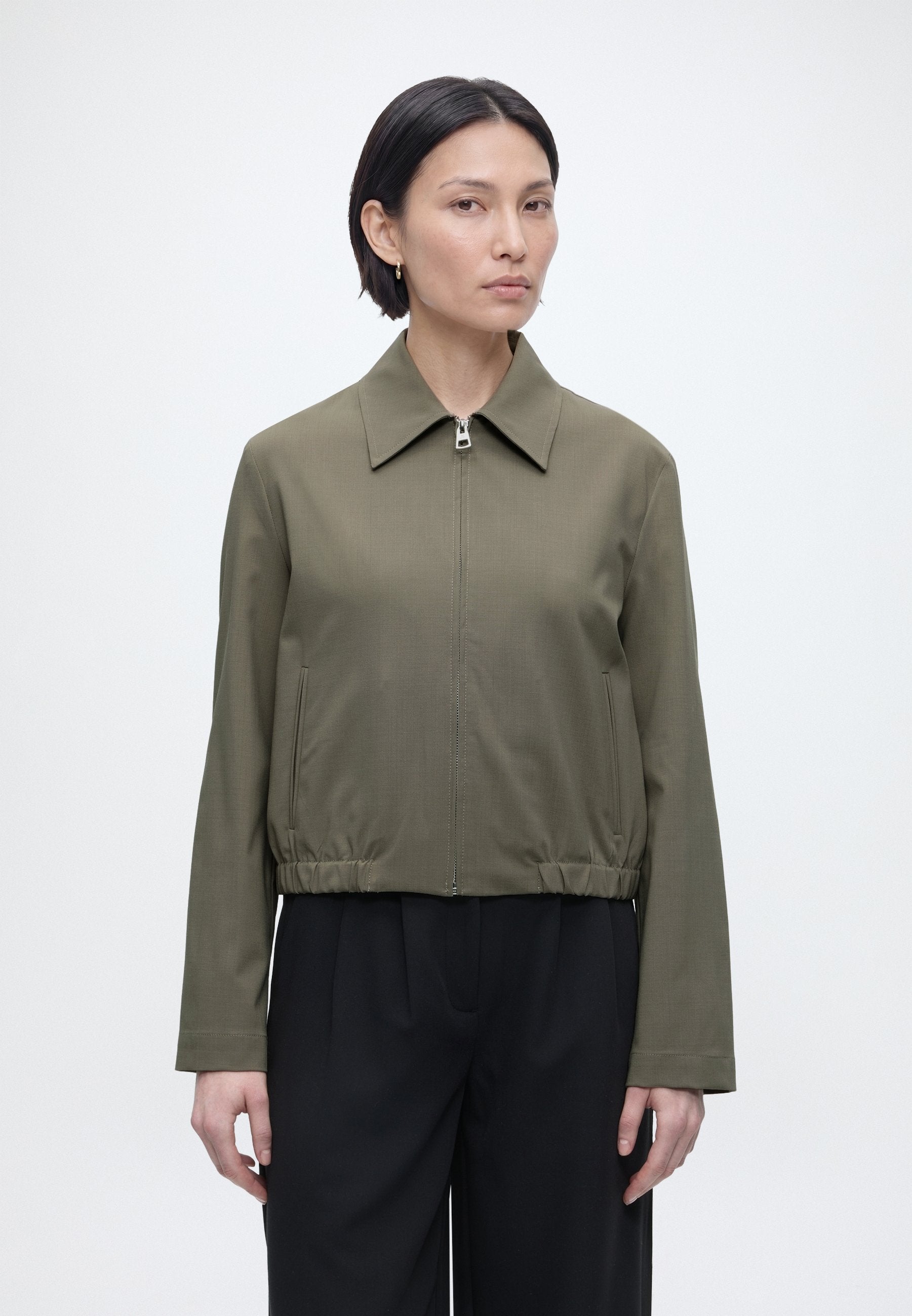 Marc O'Polo MOP X DFB TRAVEL COLLECTION ZIP-UP JACKET HOODED WELT POCKETS