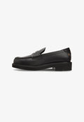 Tommy Hilfiger LEATHER CHUNKY PENNY LOAFERS - Slip-ons - black