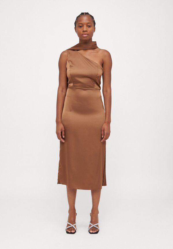 WAL G PETITE ROXXY SCARF DETAIL MIDI