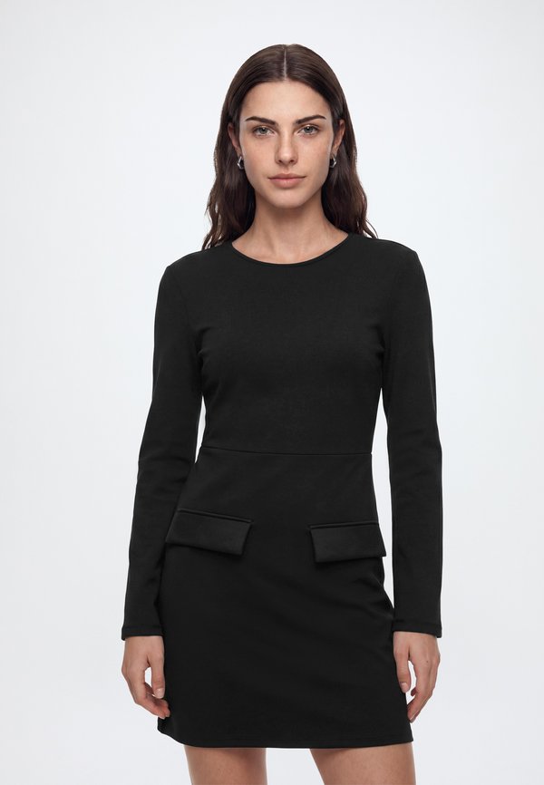 Vero Moda VMCECILIE SHORT DRESS - Day dress - black