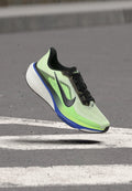 Nike Performance AIR ZOOM PEGASUS 42 - Road running shoes - volt tint/black spruce/sapphire/lime blast