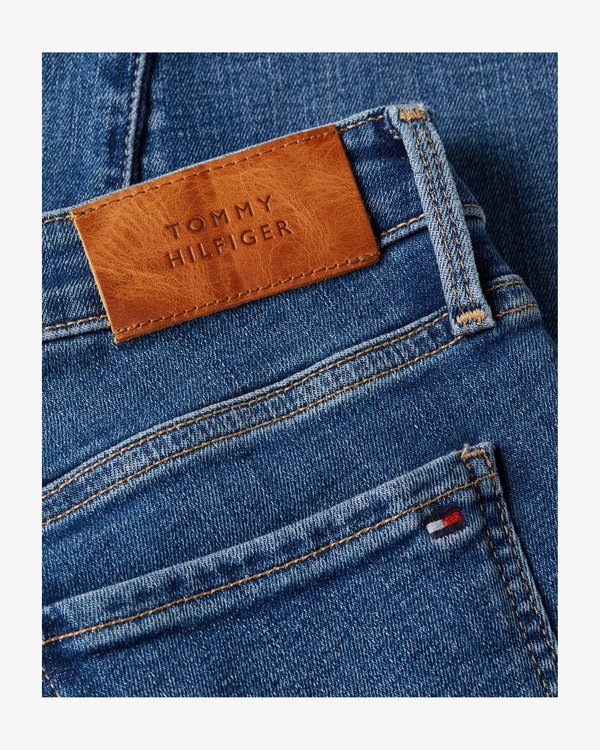 Tommy Hilfiger NOS COMO SKINNY RW MID BLUE - Jeans Skinny Fit - nos mid blue