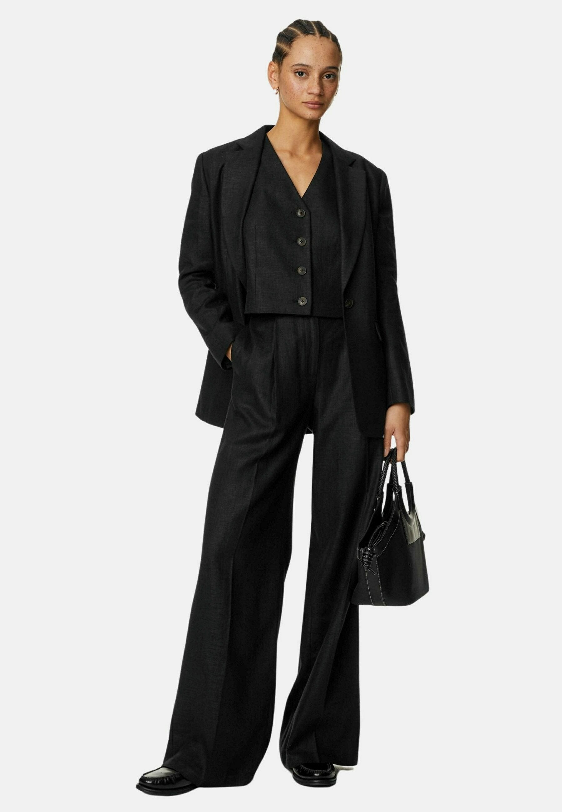 Marks & Spencer Linen Blend Tailored Vest