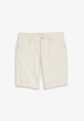 TOM TAILOR TTJOSH REGULAR SLIM FIT - Denim shorts - raw offwhite denim
