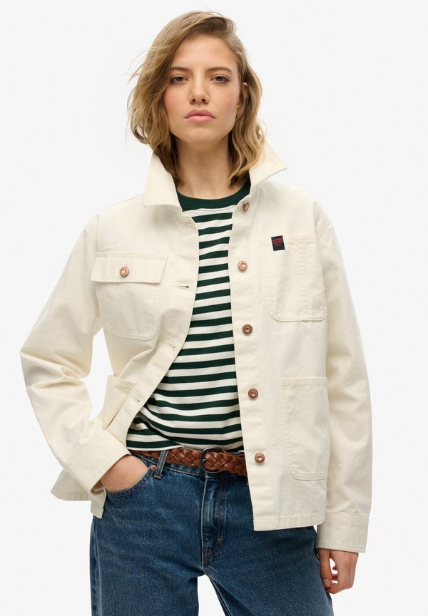 Superdry & Co CHORE - Summer jacket - off white