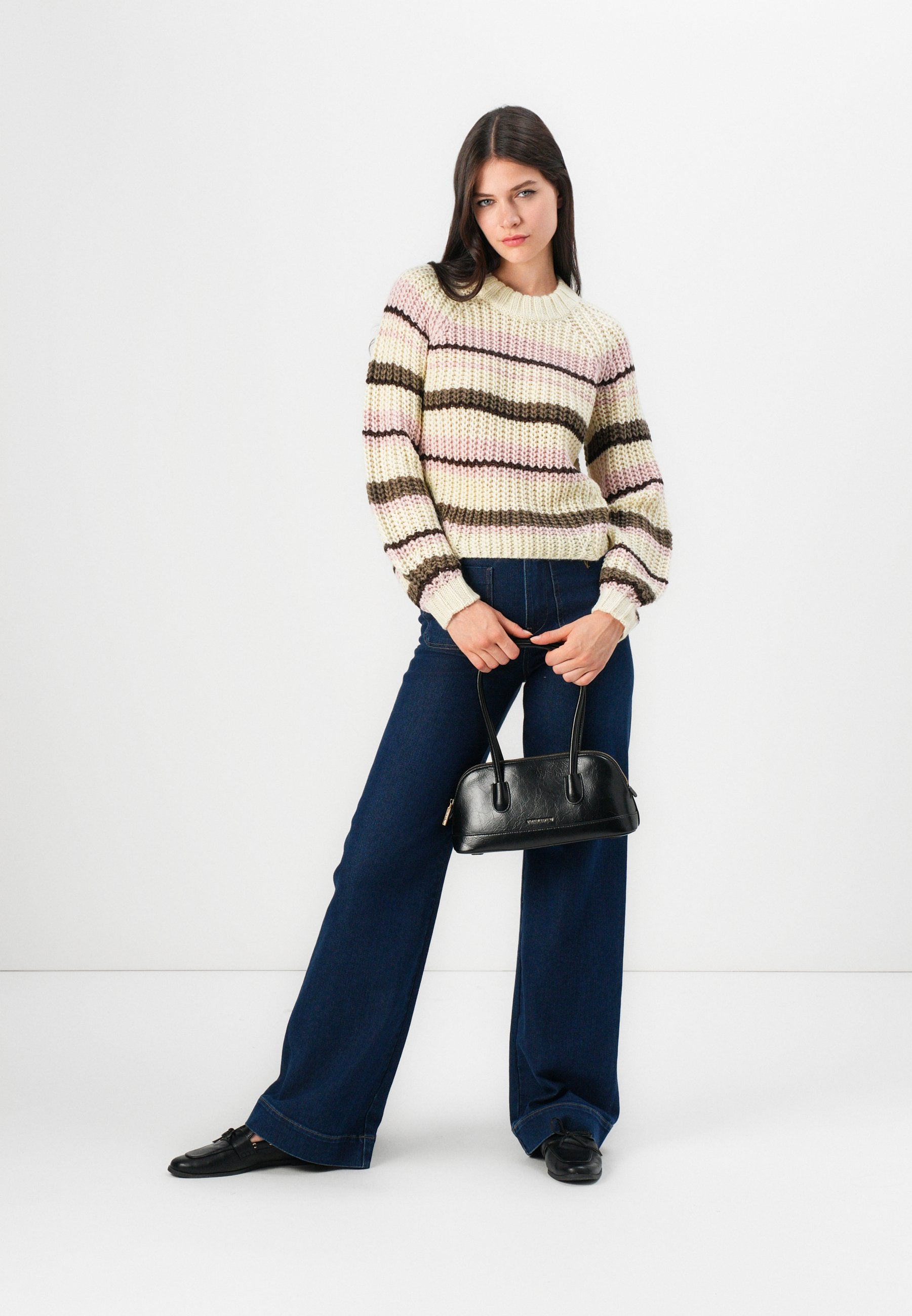 JJXX JXKELLY CHUNKY STRIPE CREW NECK