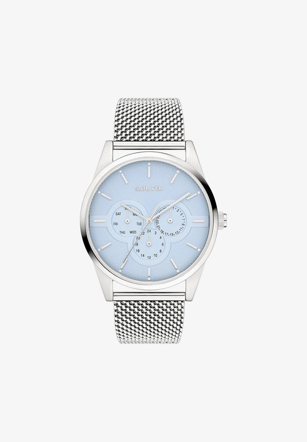 s.Oliver ROUND BASIC - Watch - silber