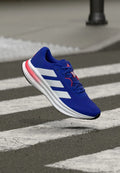 adidas Performance GALAXY 7 - Road running shoes - lucid blue/footwear white/pure ruby