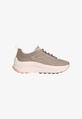 Calvin Klein ANDREA - CHUNKY STRIPE RUNNER - Trainers - peppercorn desert taupe peach