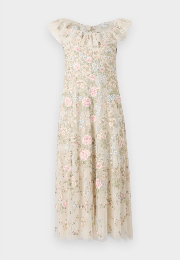 Needle & Thread ANTOINETTES FLORAL OFF SHOULDER BALLERINA DRESS